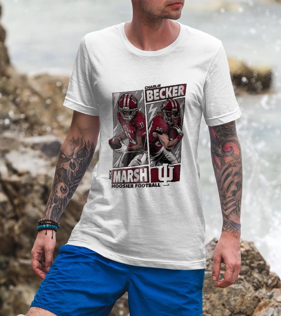 Charlie Becker Nick Marsh Hoosier Football Indiana Players T-Shirt