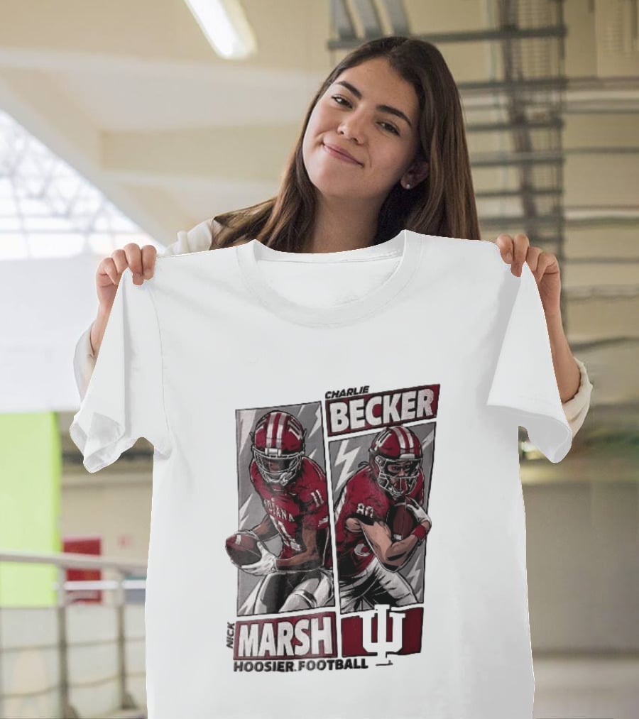 Charlie Becker Nick Marsh Hoosier Football Indiana Players T-Shirt