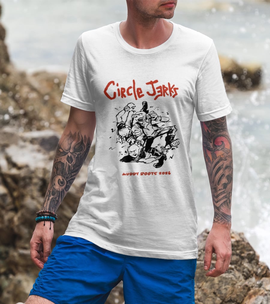Circle Jerks Muddy Roots 2026 September Festival Exclusive T-Shirt