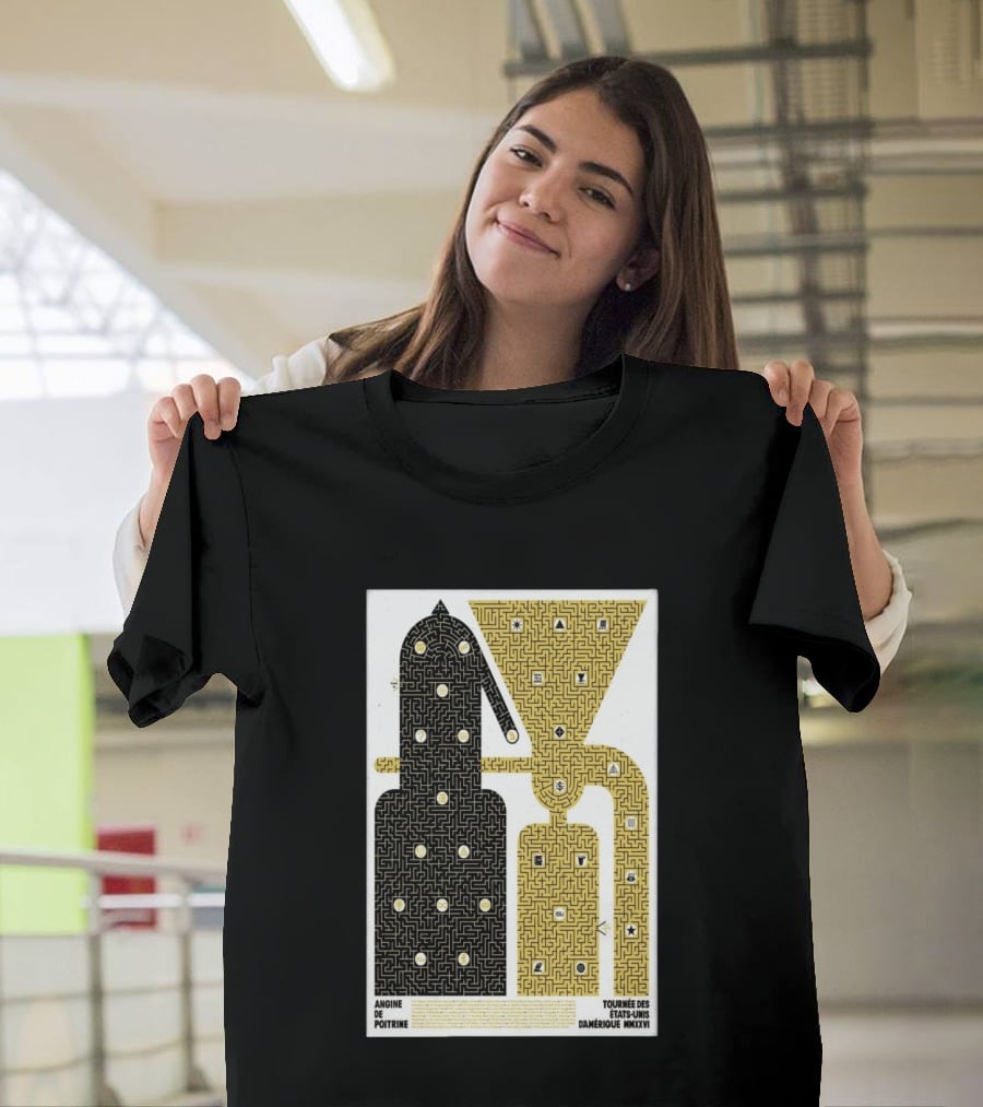 Angine De Poitrine Tournée Des États Unis D'Amérique MMXXVI Tour Music Limited T-Shirt
