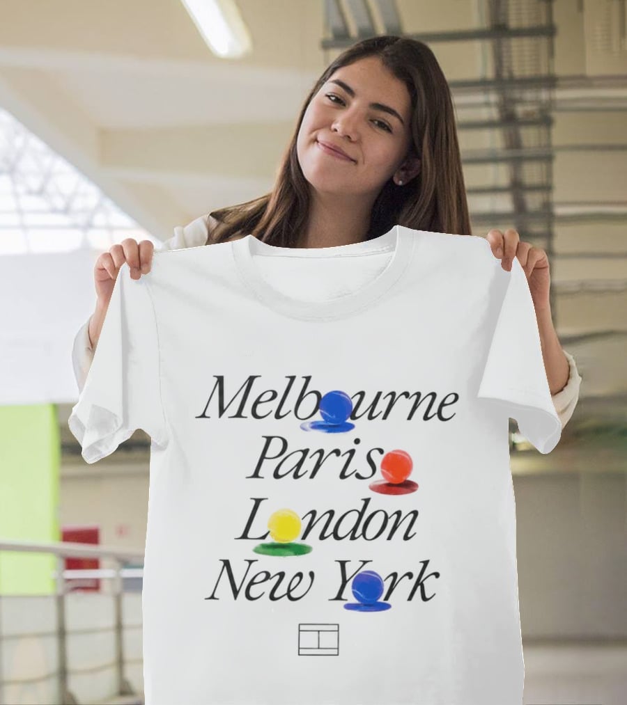 Melbourne Paris London New York Ludo Pieces T-Shirt