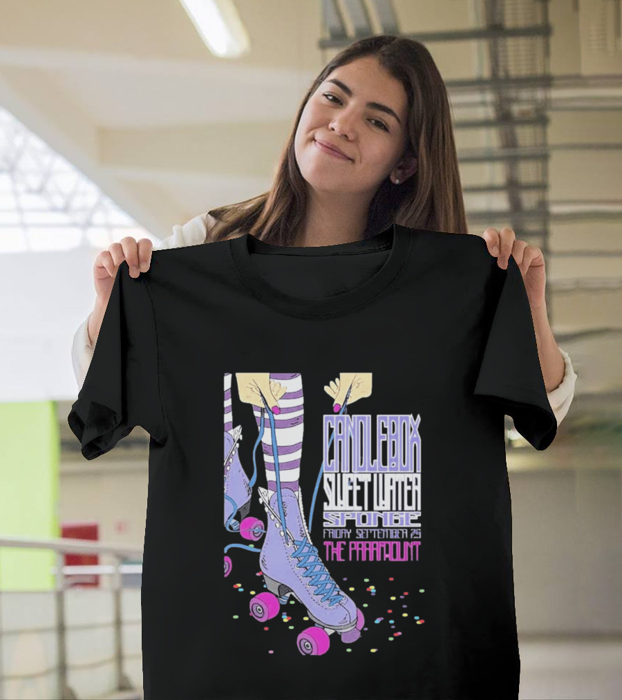 Candlebox Sweetwater Sponge September 26 2026 The Paramount Roller Skates Event T-Shirt