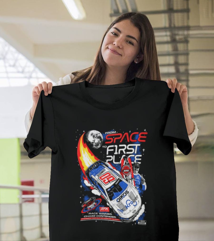Space To First Place Daytona RFK Racing 2023 NASCAR Win T-Shirt