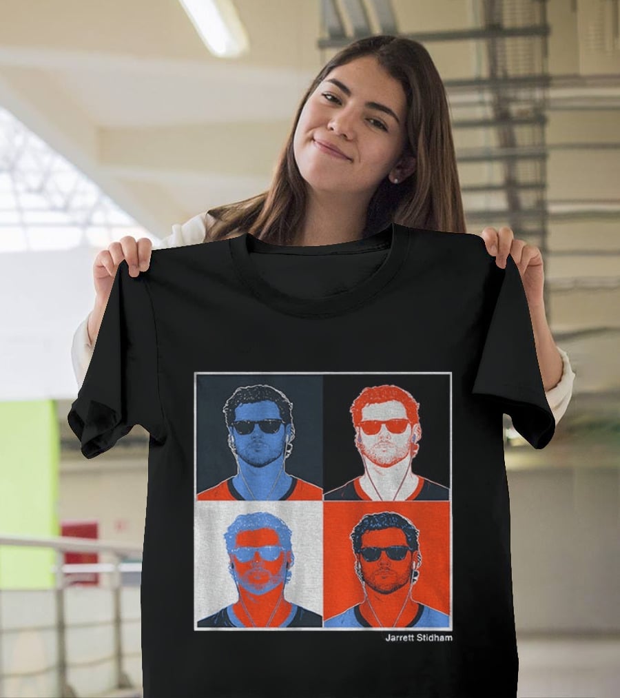 Jarrett Stidham Pop Art Denver Broncos Football Player T-Shirt