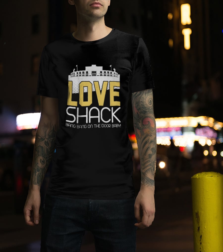 Jordan Love Lambeau Field Love Shack Quarterback Bang Bang T-Shirt