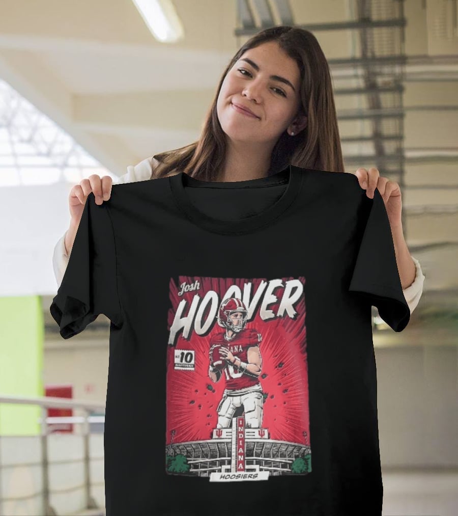Josh Hoover Indiana Hoosiers Football Quarterback No 10 T-Shirt