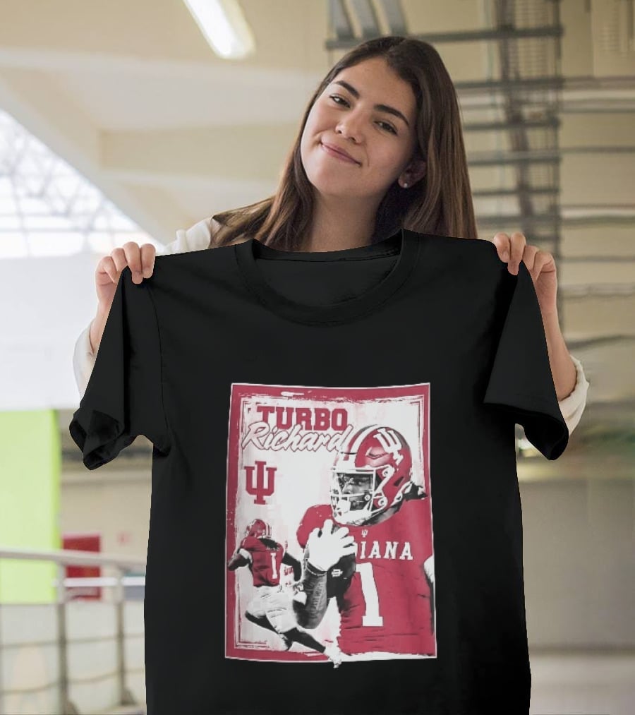 Turbo Richard Indiana Football Player IU Sports Helmets T-Shirt