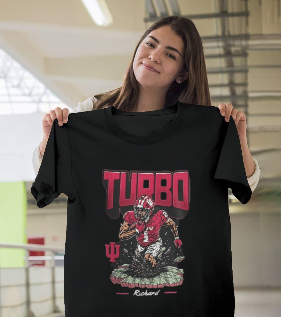 Turbo Richard Indiana Football Running Back Explosion T-Shirt