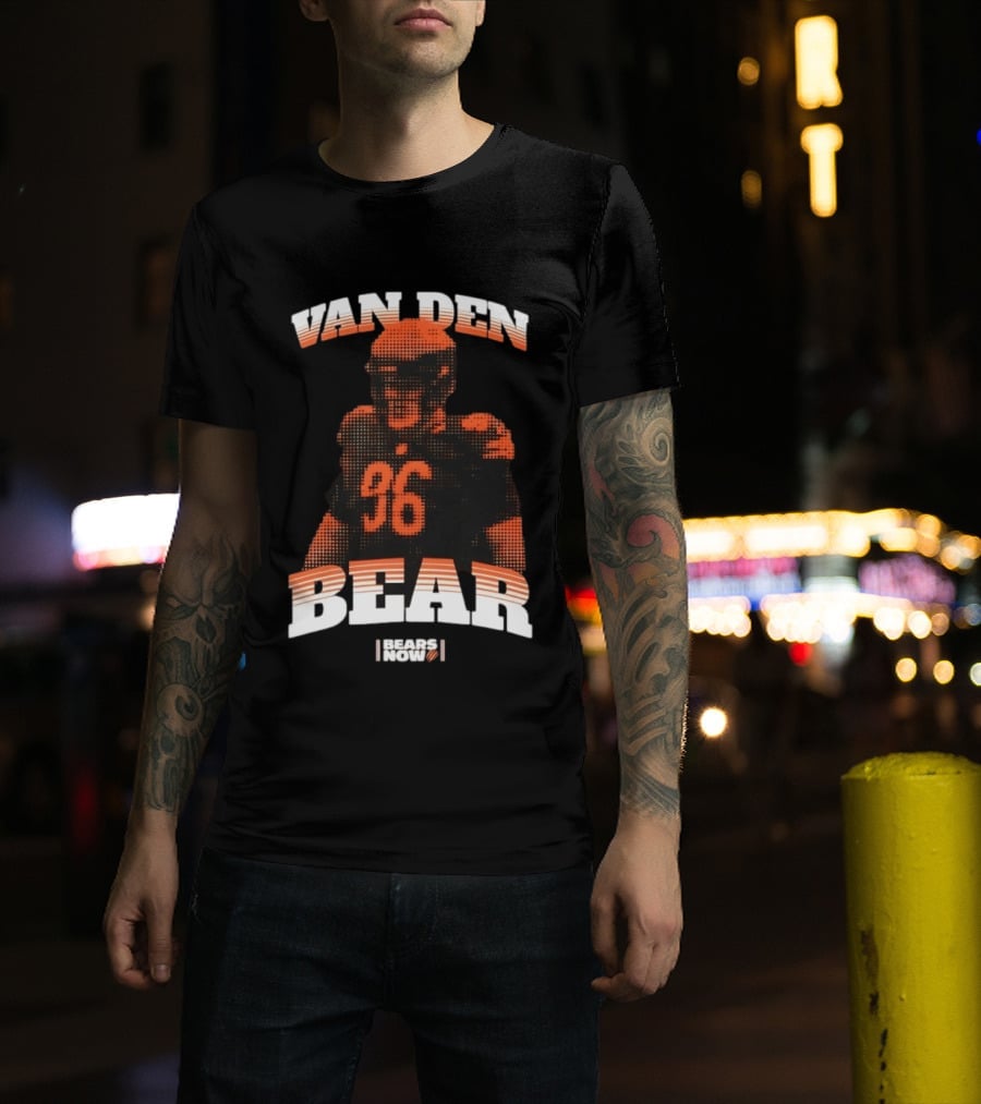 Van Den Bear Chicago Bears 36 T-Shirt