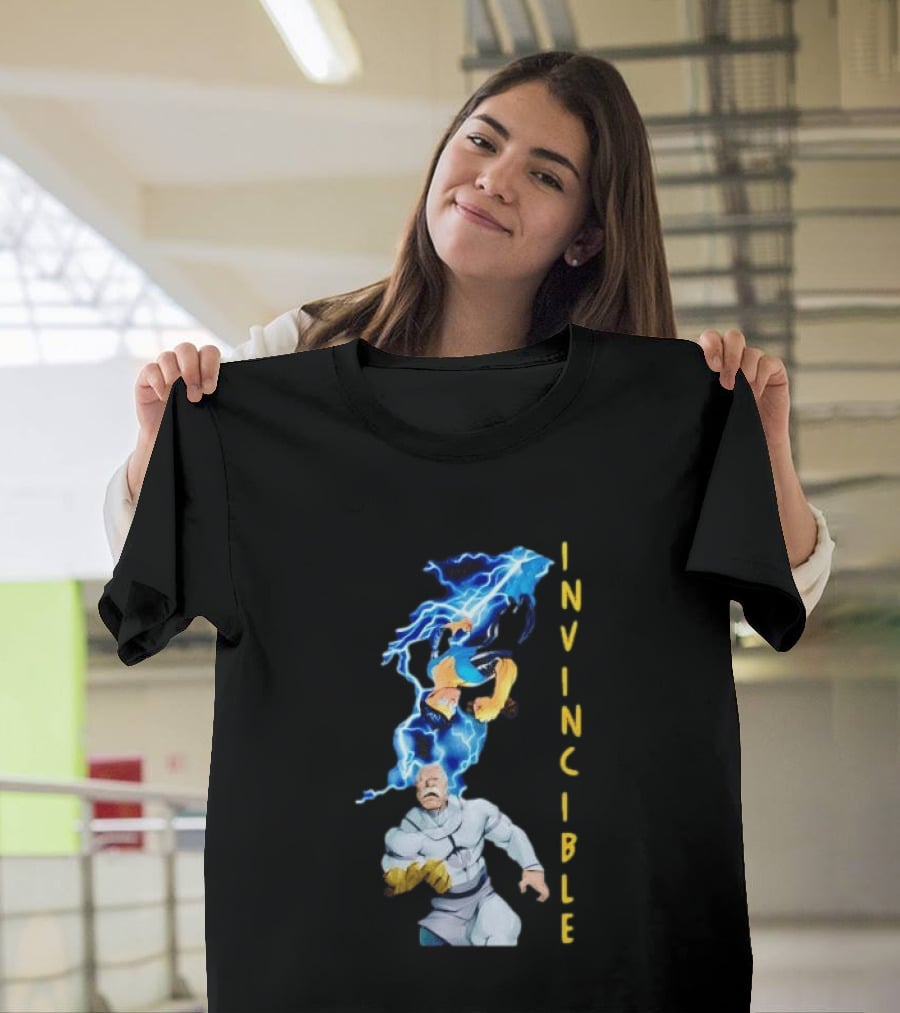 Invincible Vs Conquest Lightning Battle T-Shirt