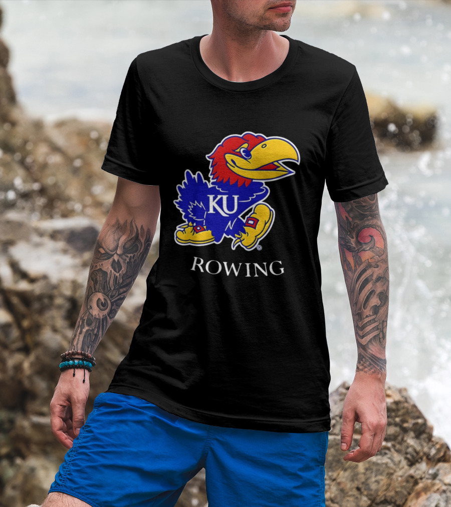 Kansas Jayhawks KU Rowing T-Shirt