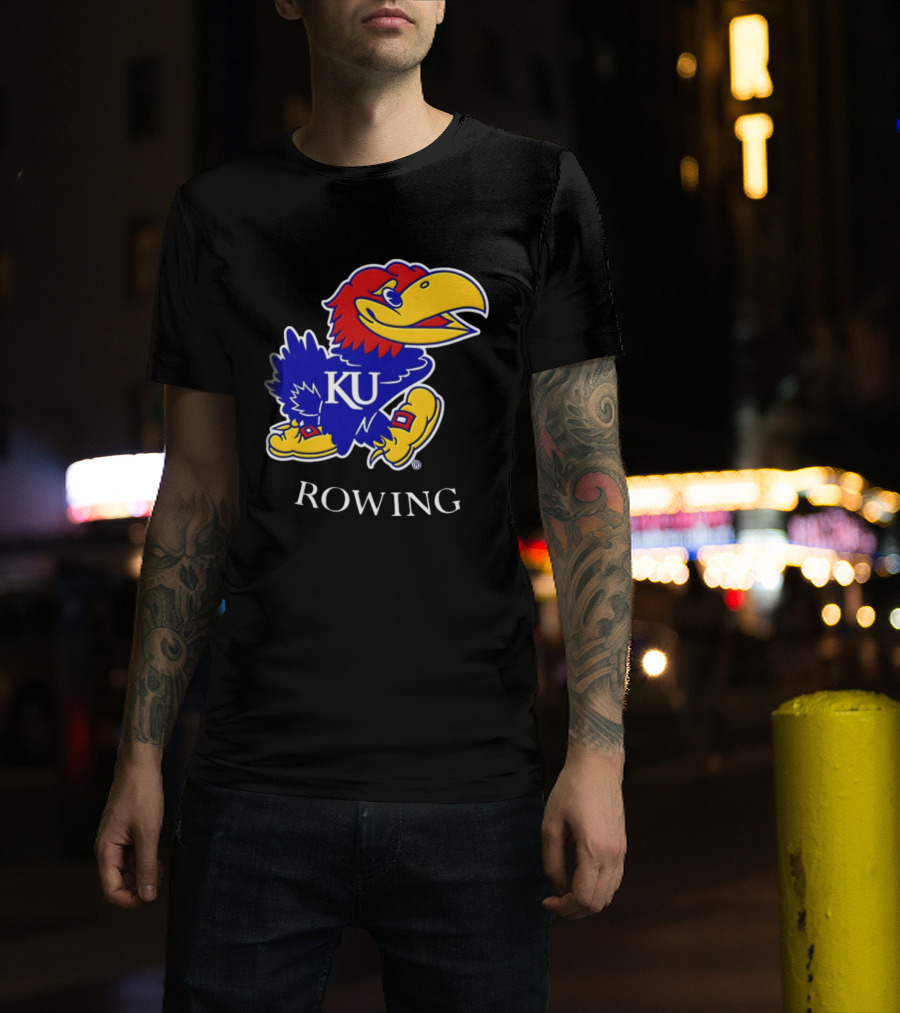 Kansas Jayhawks KU Rowing T-Shirt