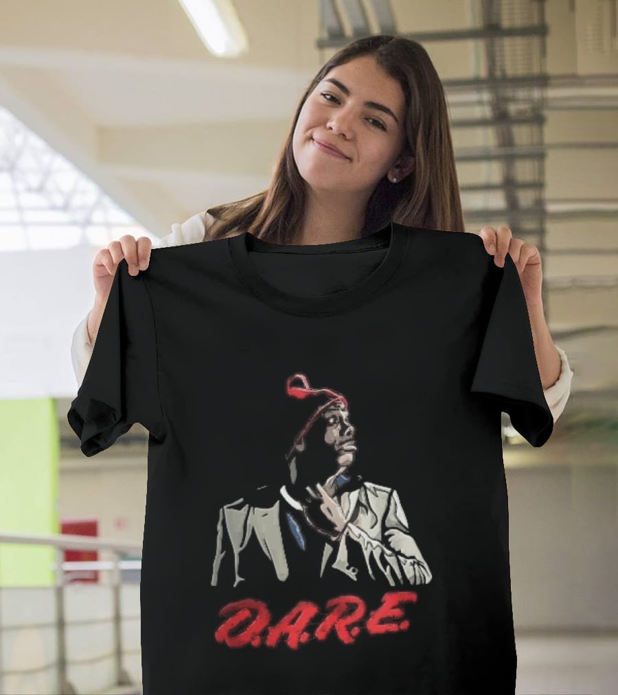 Tyrone Biggums D.A.R.E. Red Beanie Caricature T-Shirt