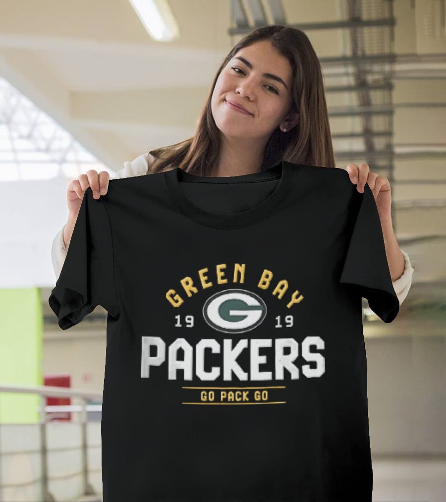 Green Bay Packers 1919 Go Pack Oval G Arch T-Shirt