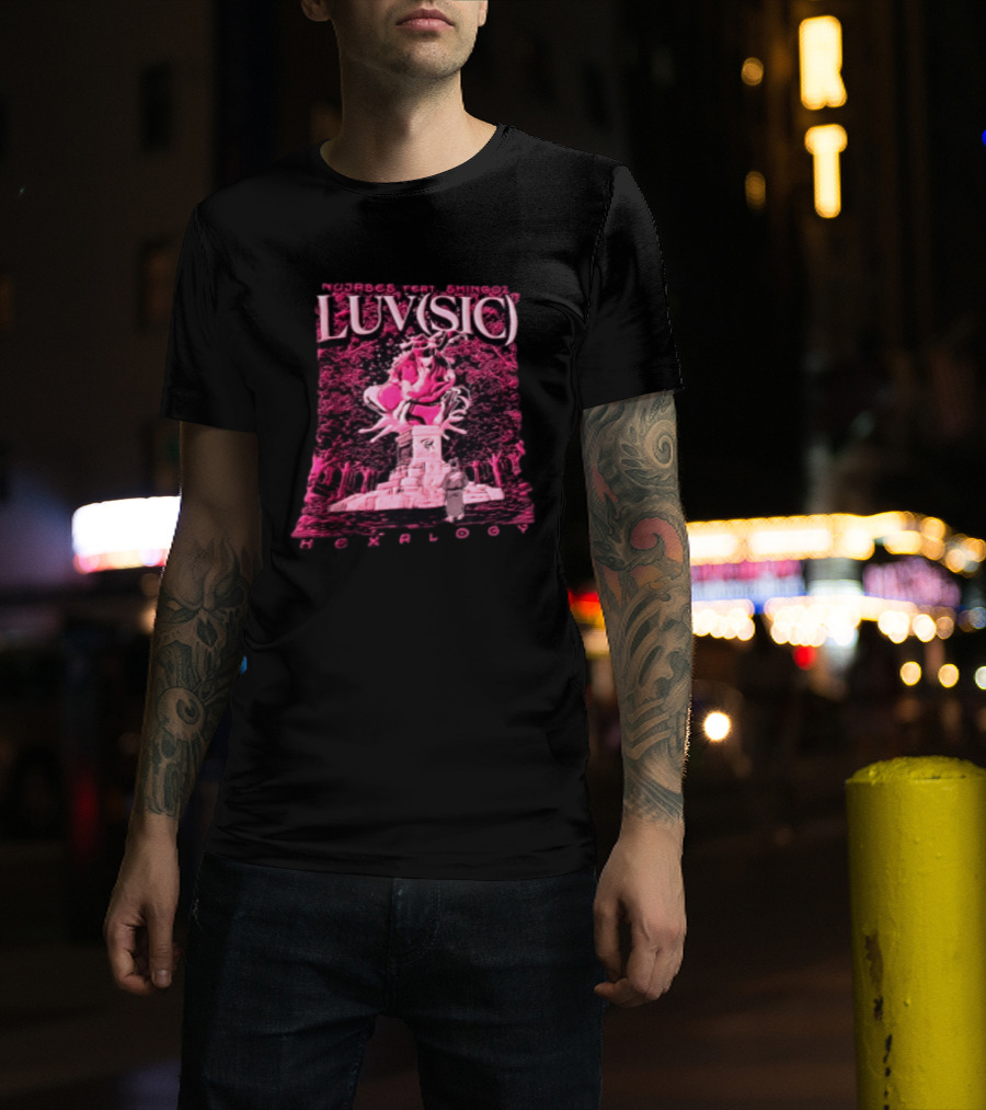 Nujabes Feat Shing02 Luv Sic Hexalogy Pink Statue Visual T-Shirt