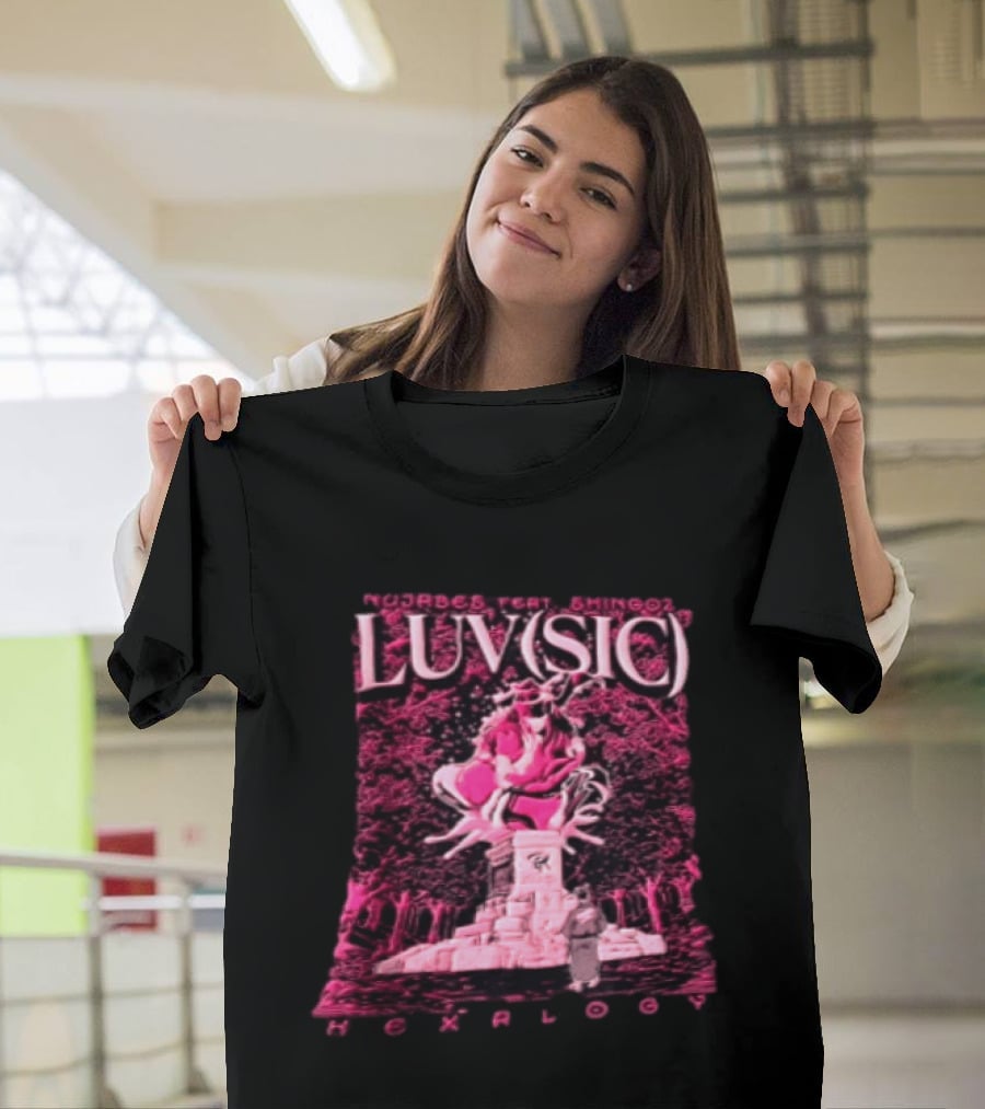 Nujabes Feat Shing02 Luv Sic Hexalogy Pink Statue Visual T-Shirt