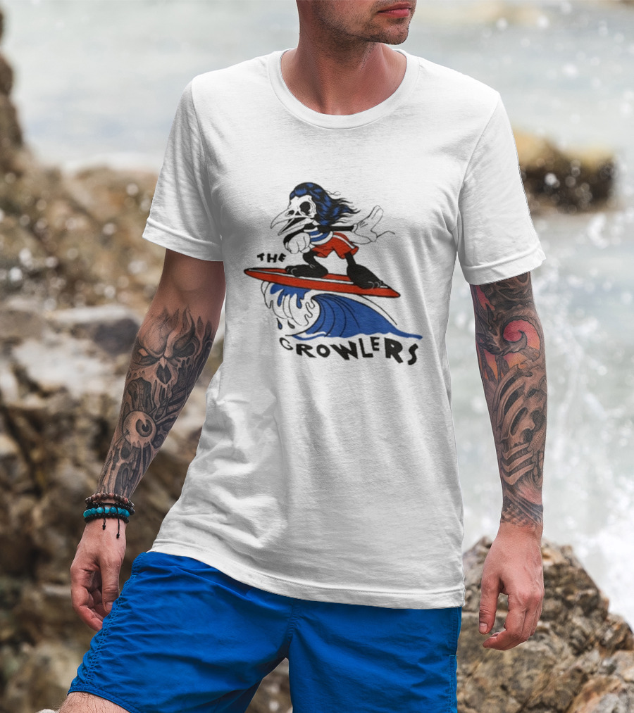 The Growlers Surfing Cartoon Character Wave Adventure T-Shirt