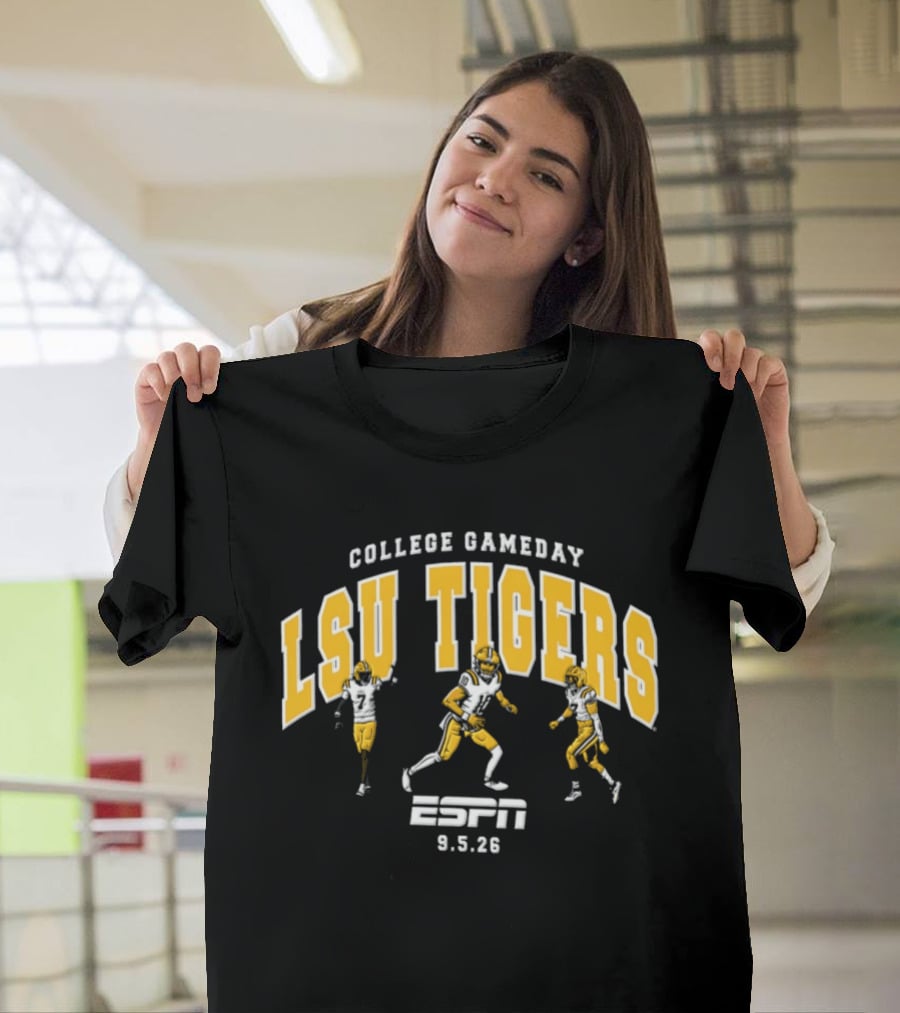 College Gameday LSU Tigers Football ESPN 9.5.26 T-Shirt