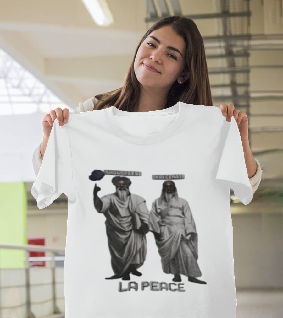 LA Peace Kai Cenat Speed Greek Statue Fashion Vibe T-Shirt