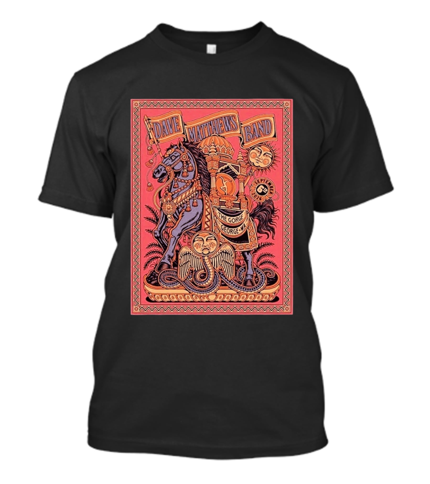 Dave Matthews Band Gorge WA Event September 6 Night 3 At The Gorge George WA T-Shirt