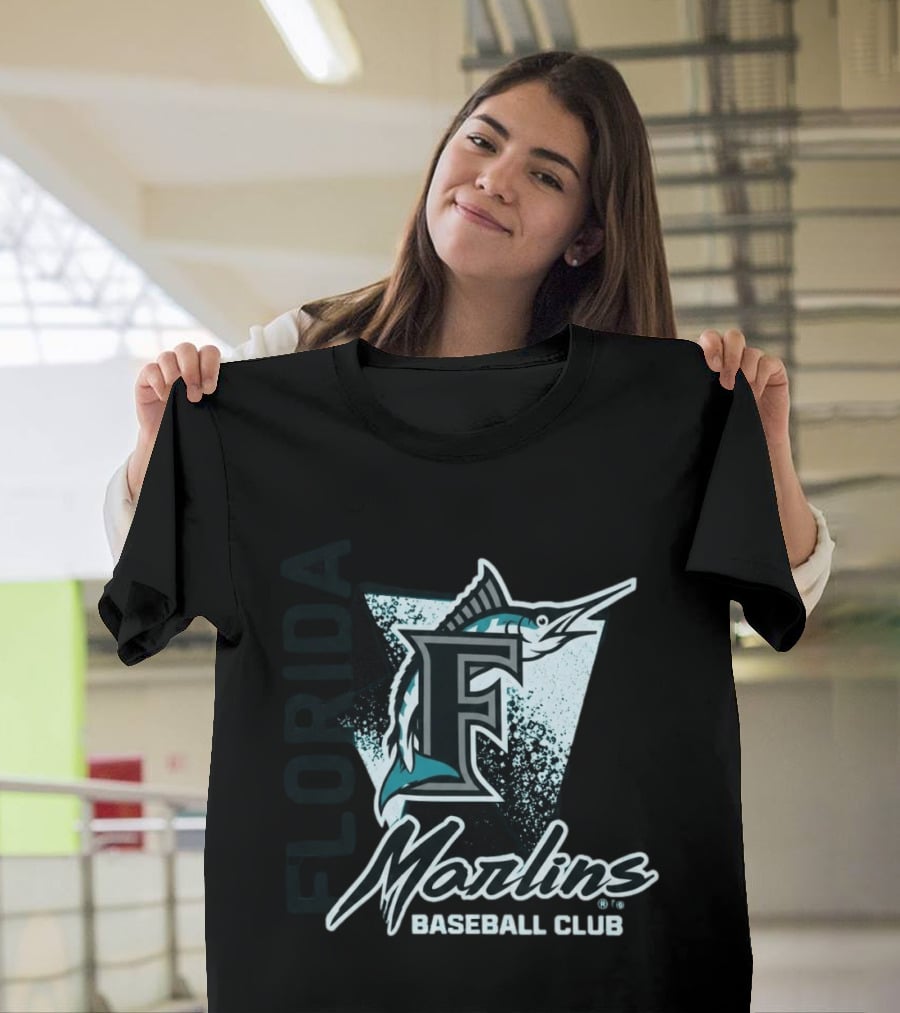 Florida Marlins Baseball Club Classic F Marlin T-Shirt