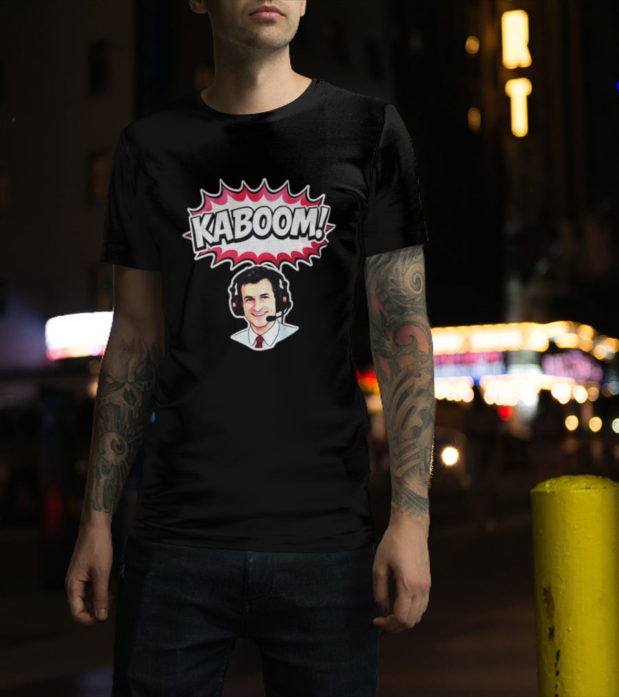 Fred Hoiberg Nebraska Coach Kaboom Kaboom! T-Shirt