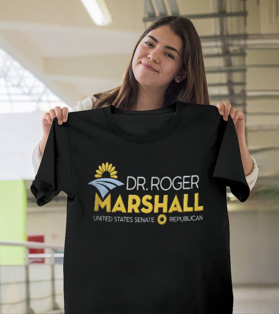 Dr Roger Marshall Sunflower United States Senate Republican T-Shirt