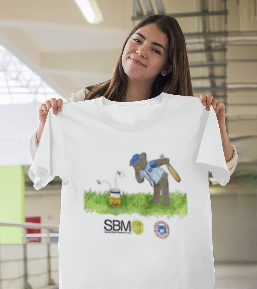 SB Mart South Bend Cubs Baseball Bear Museum T-Shirt