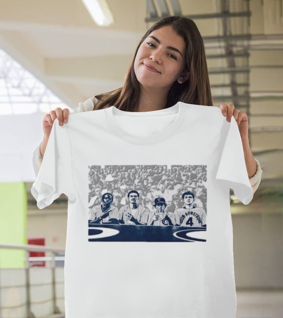 Screenshot 27 Chicago Cubs Baseball Players Wrigley Field Crowd T-Shirt