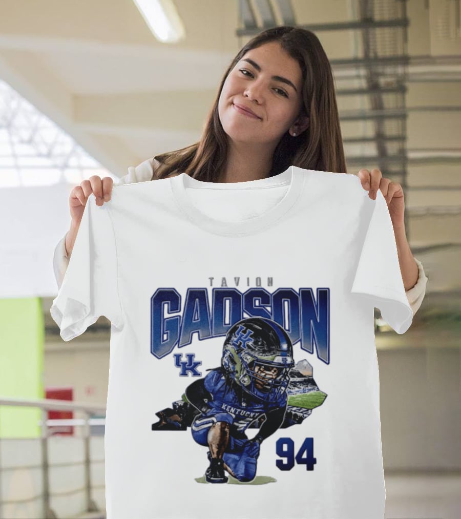 Tavion Gadson Kentucky Wildcats Football 94 UK T-Shirt