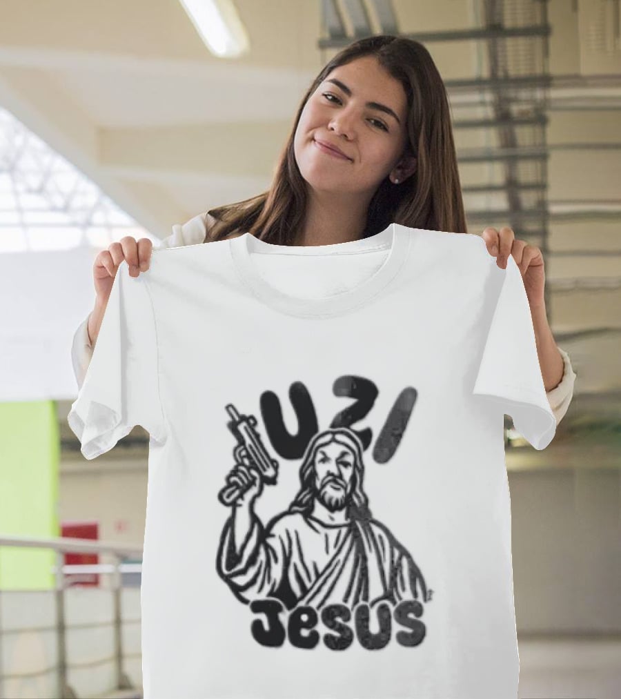 Uzi Jesus Iconic Urban Style Trend T-Shirt