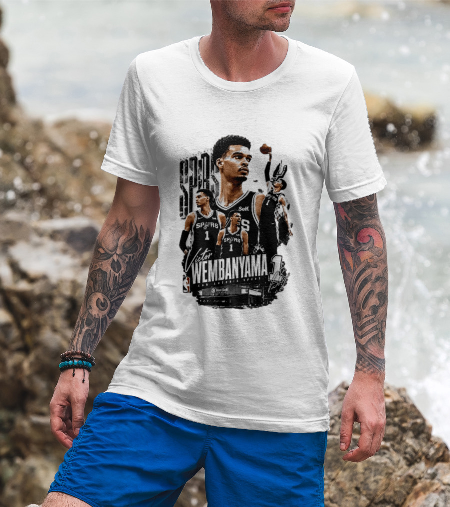 Victor Wembanyama San Antonio Spurs NBA Basketball Self 1 T-Shirt