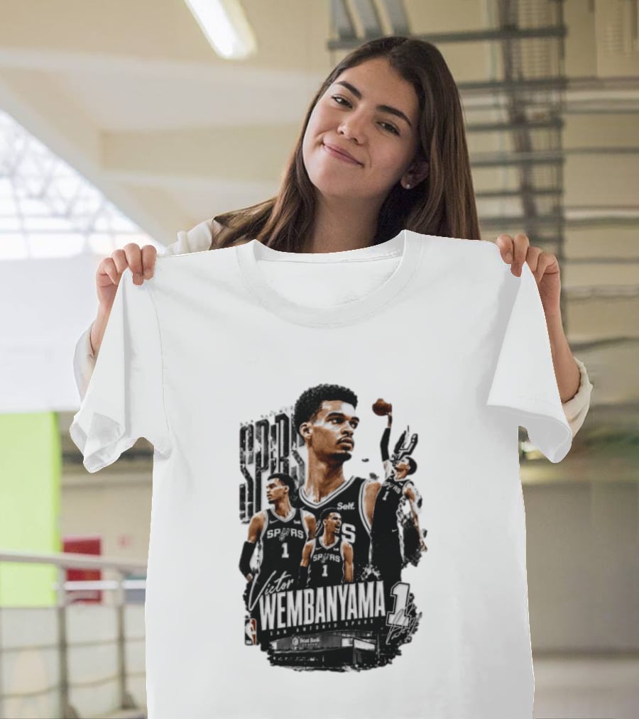 Victor Wembanyama San Antonio Spurs NBA Basketball Self 1 T-Shirt