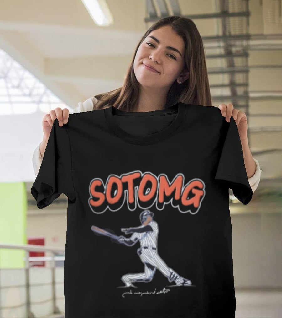 Juan Soto Sotomg New York Mets Baseball MLB Player Yankees Pinstripe Jersey T-Shirt