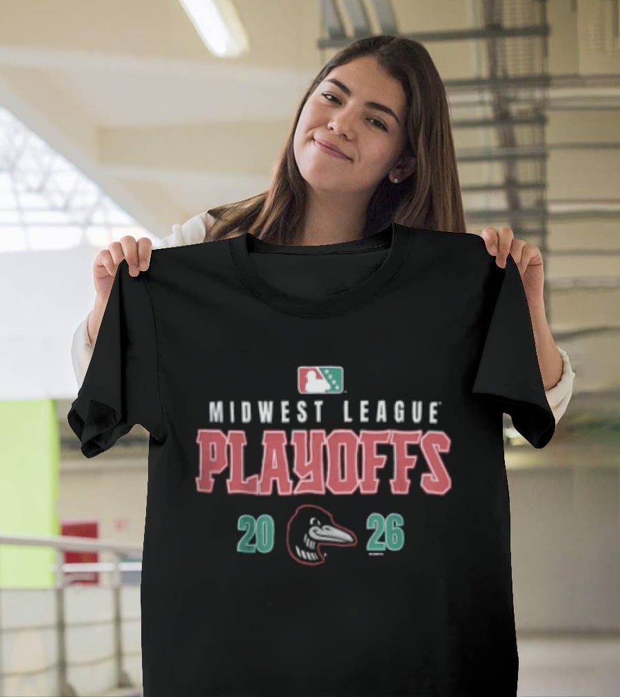 Midwest League Playoffs 2026 Great Lakes Loons MiLB T-Shirt