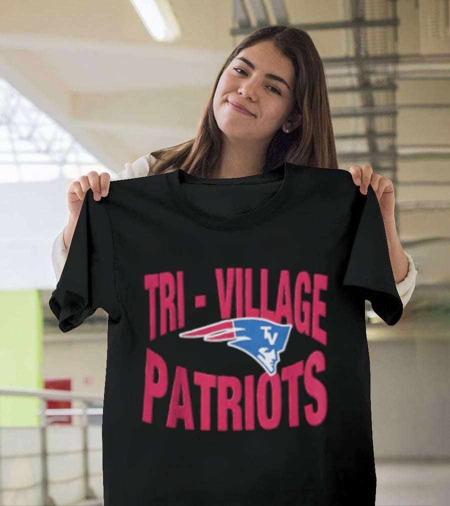 Tri Village Patriots New England Patriots Football 2026 Logo TV T-Shirt
