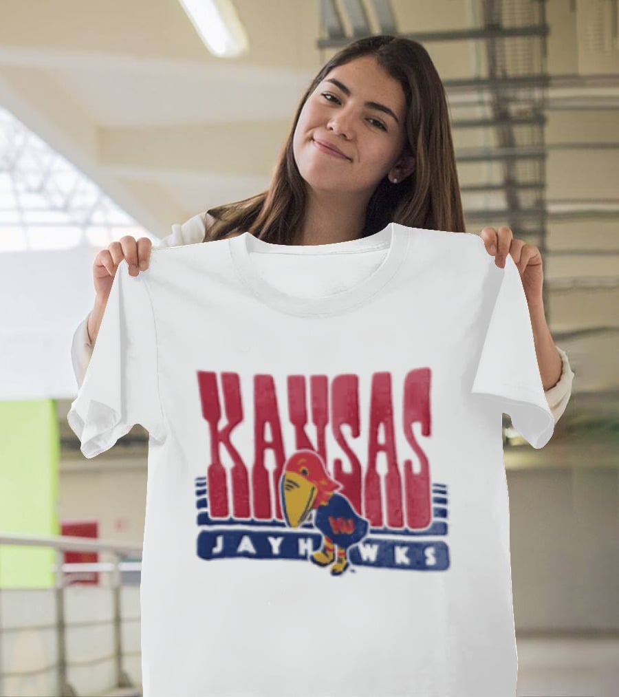 Kansas Jayhawks Big Jay Basketball NBA T-Shirt