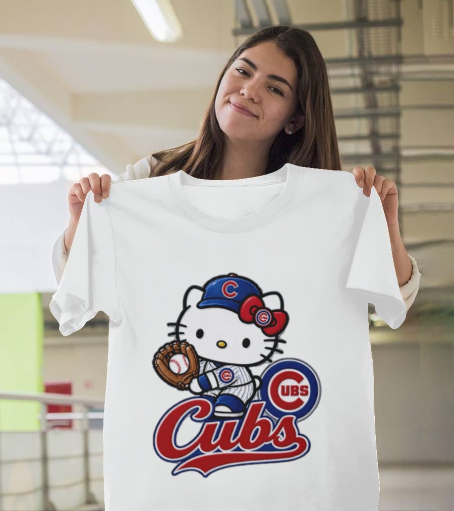 Hello Kitty Cubs 2026 MLB Baseball Chicago T-Shirt
