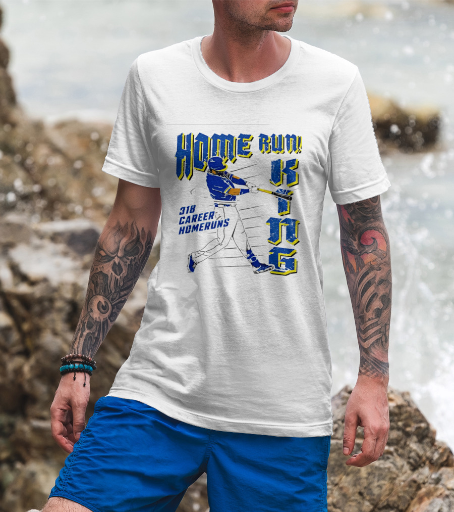 Home Run King 318 Career Homeruns Baseball Player T-Shirt