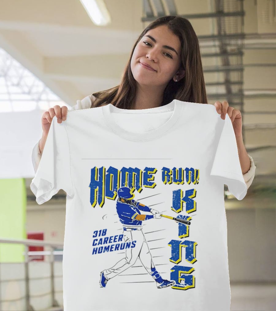 Home Run King 318 Career Homeruns Baseball Player T-Shirt