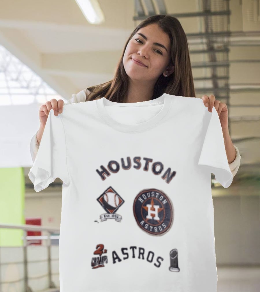 Houston Astros 2x Champs Baseball EST 1962 T-Shirt