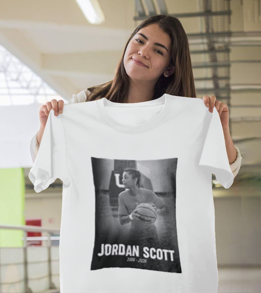 Jordan Scott Basketball Tribute 2006 2026 RIP Memories T-Shirt