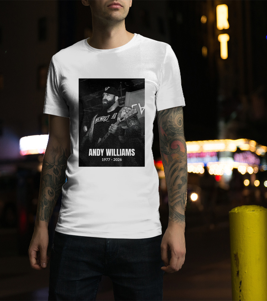 Andy Williams 1977 2026 Every Time I Die T-Shirt