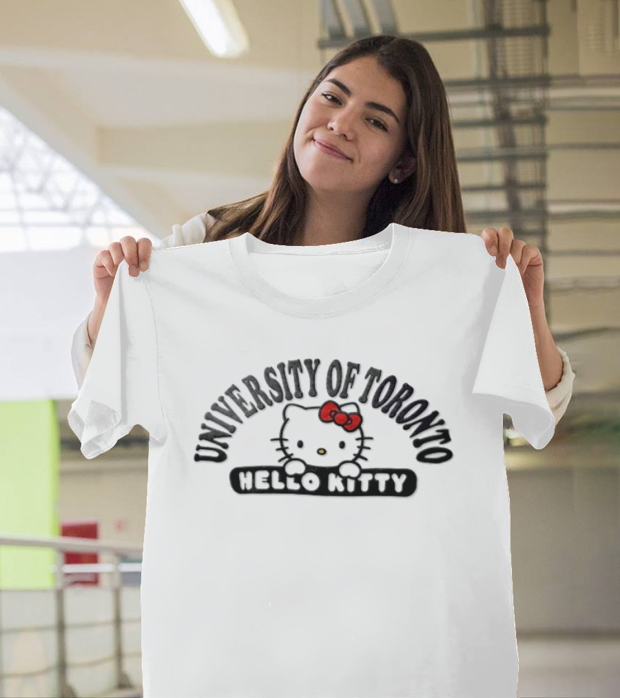 University Of Toronto Hello Kitty Red Bow Charm T-Shirt