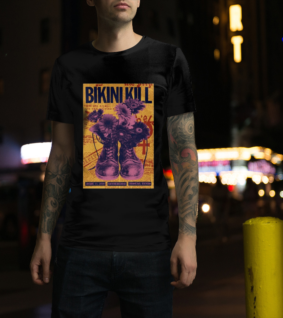 Bikini Kill Levitation Festival Austin Texas Sept 11 2026 T-Shirt