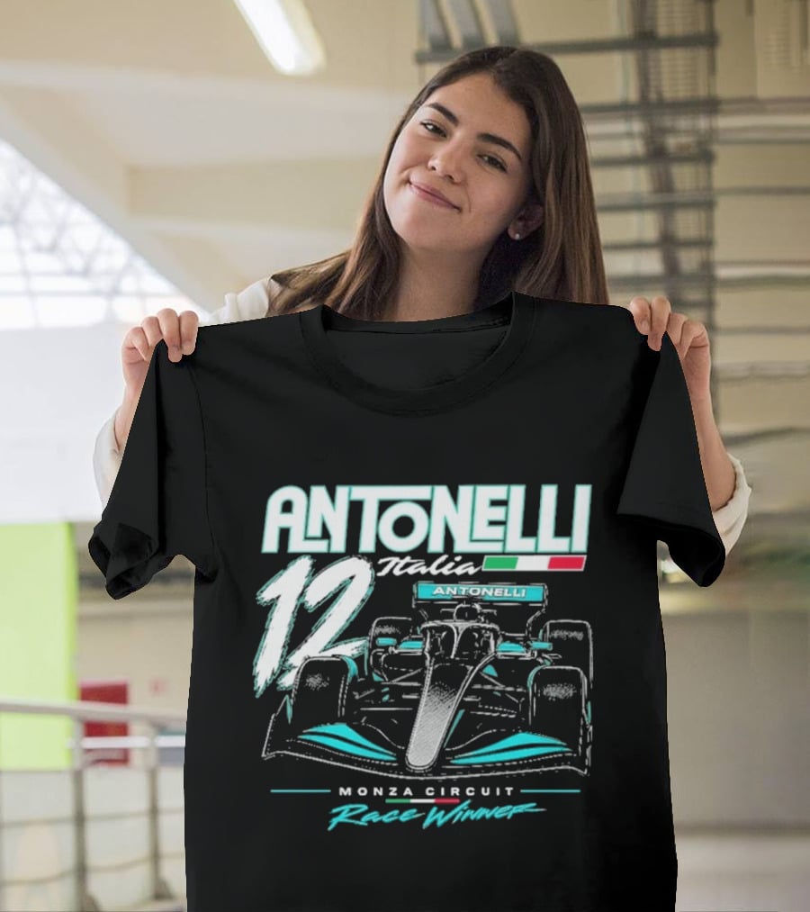 Antonelli Italia 12 Monza Circuit Race Winner T-Shirt