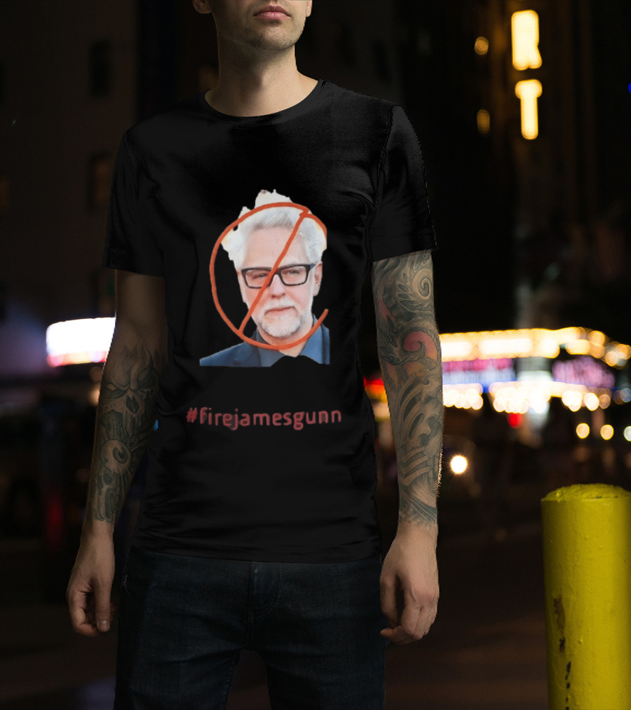 #FireJamesGunn Photo Red No T-Shirt