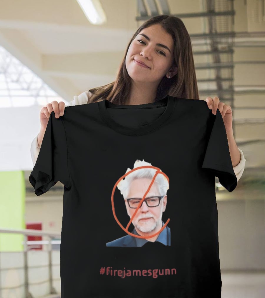 #FireJamesGunn Photo Red No T-Shirt