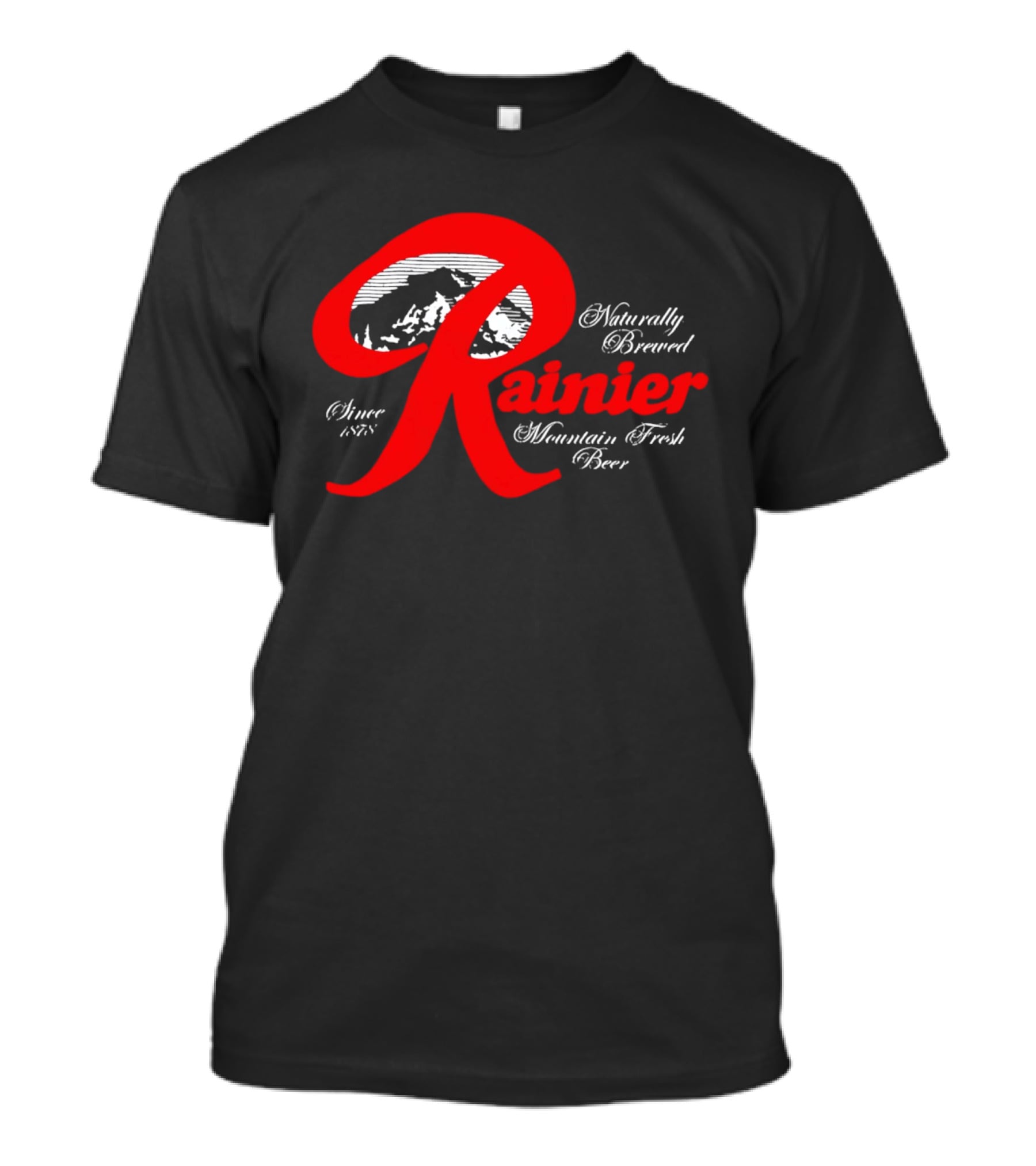 Since 1878 Rainier Naturally Brewed Mountain Fresh Beer T-Shirt