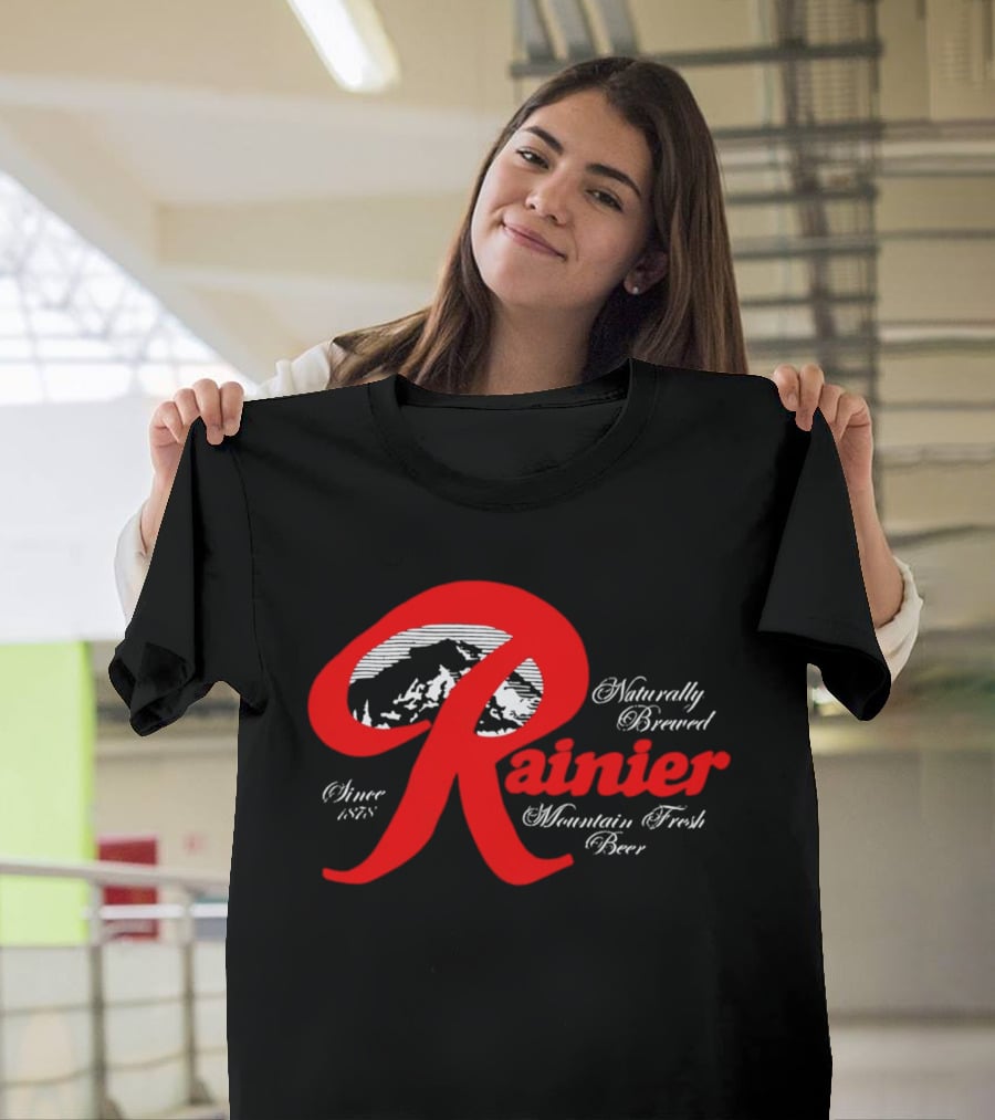 Since 1878 Rainier Naturally Brewed Mountain Fresh Beer T-Shirt